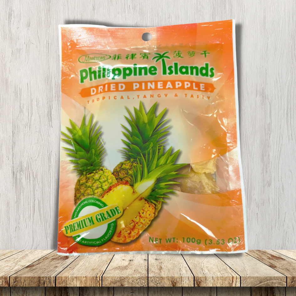 Dried Pineapple Chunks 100g