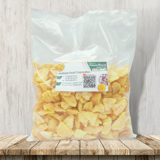 1kg Dried Pineapple Chunks (Packed in clear plastic bag)