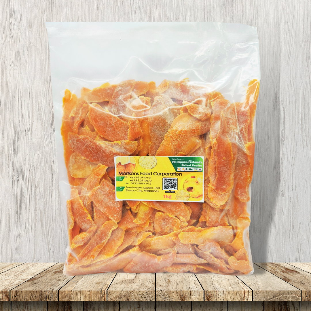 Dried Mango Slices 1kg (Packed in clear plastic bag)